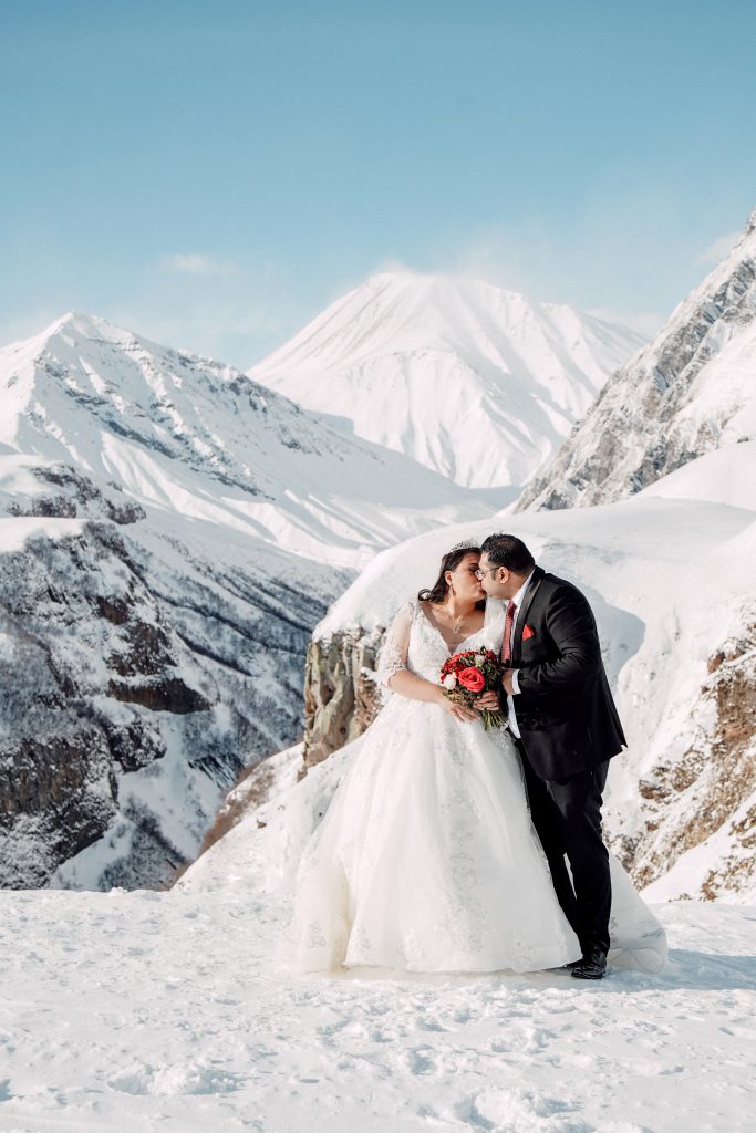 Свадьба в горах в Грузии