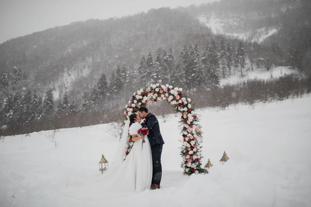 Свадьба зимой в Грузии