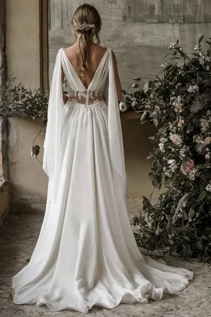 Греческое платье для свадьбы в Грузии
